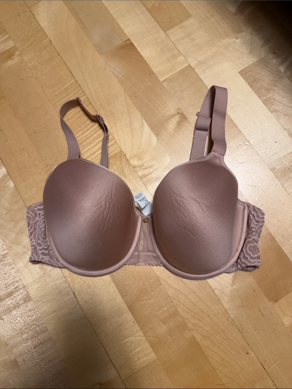 CHANTELLE Everyday T-Shirt Bra in Dusty Rose - Smooth Support Size 38DD